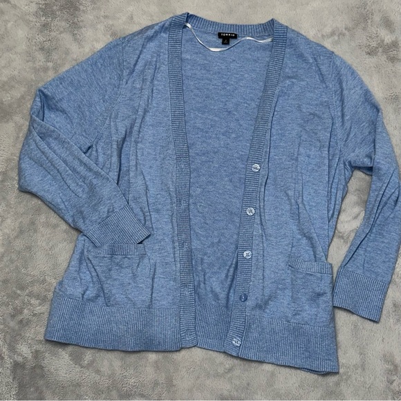TORRID💙Baby Blue v neck Cardigan - Picture 4 of 5